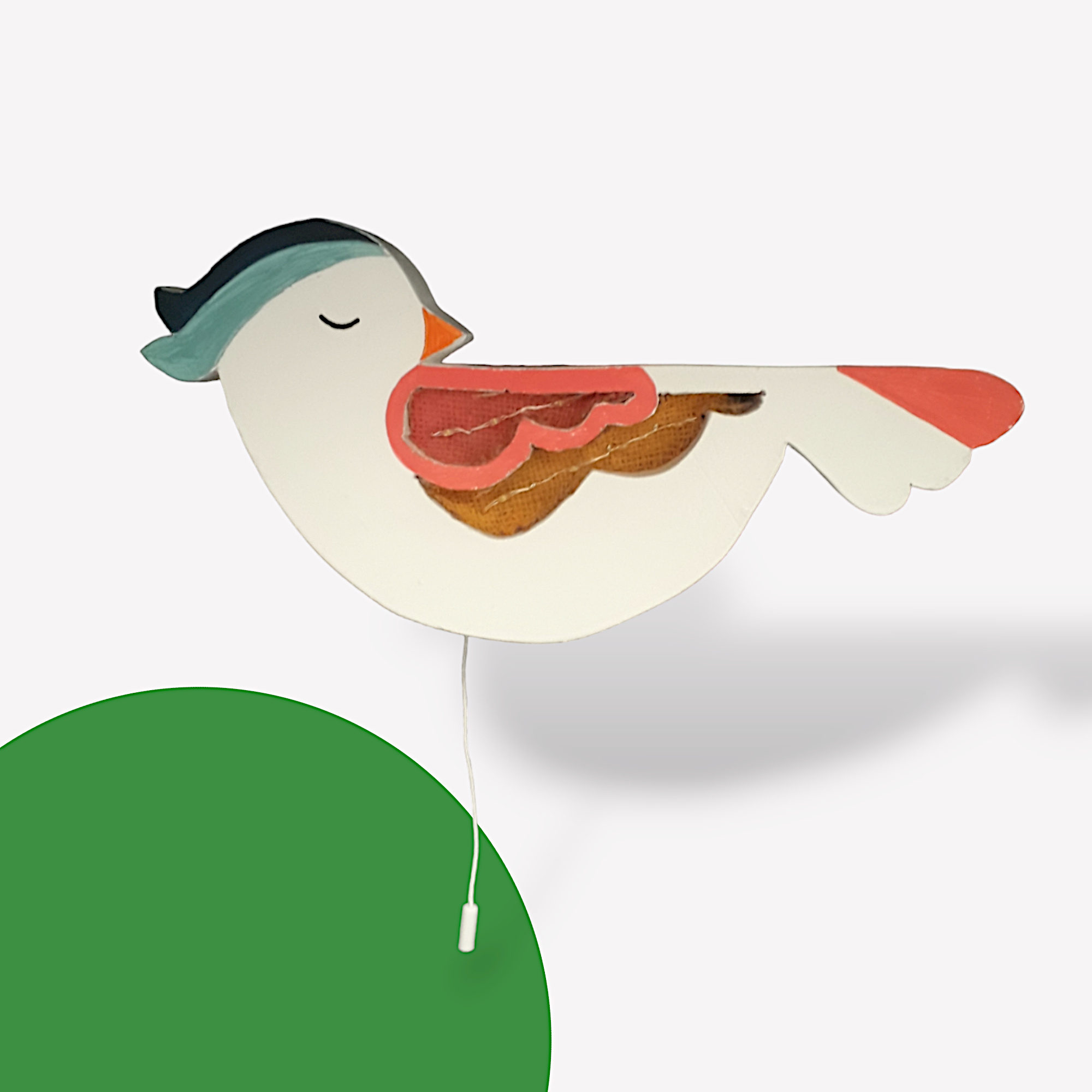 Tavus Kuşu Gece Lambası