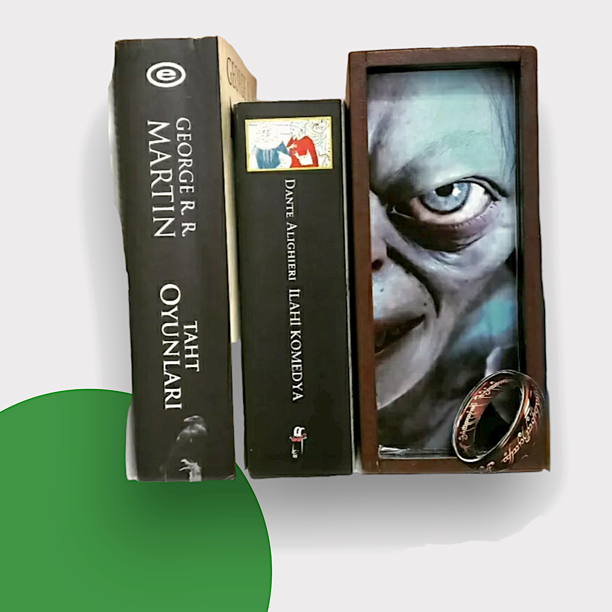 Gollum Kitaplık Süsü Kahverengi