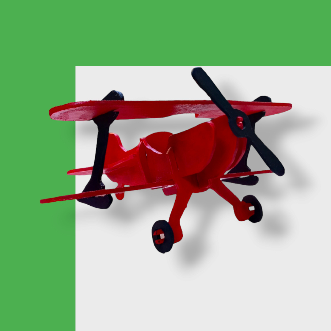 Dekoratif Ahşap Uçak